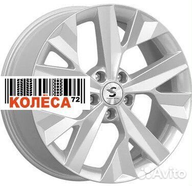 Skad кр011 7.5x18 5x108 ET47 Dia60.1 Сильвер