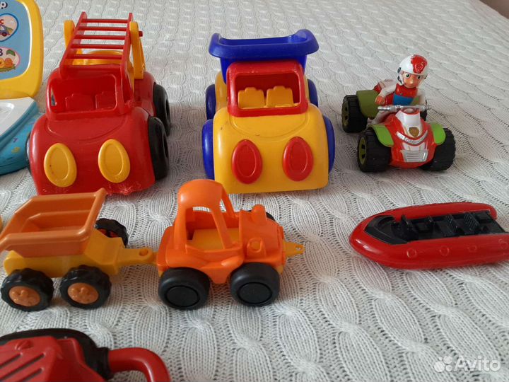 Набор машинок тачки игрушки музыкальный телефон