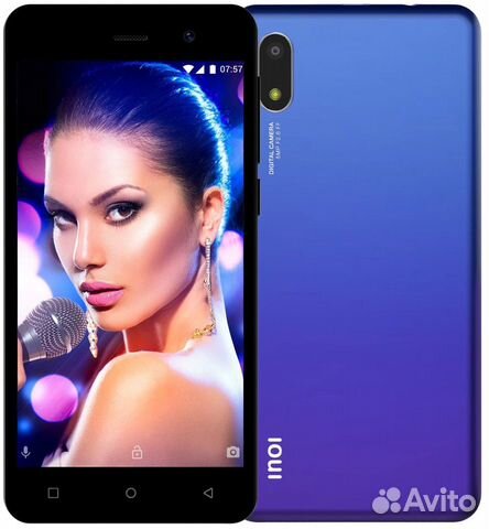 Смартфон inoi 2 Lite 2021 1/8 гб Midnight blue