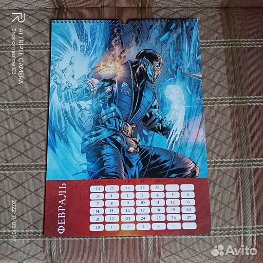 Календарь 45x32 Mortal Kombat X на 2022 год новый