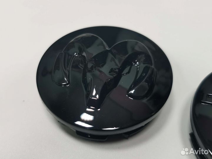 4шт Dodge колпаки для литых дисков 63мм