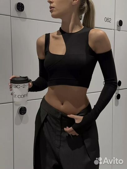 Топ лонгслив майка y2k