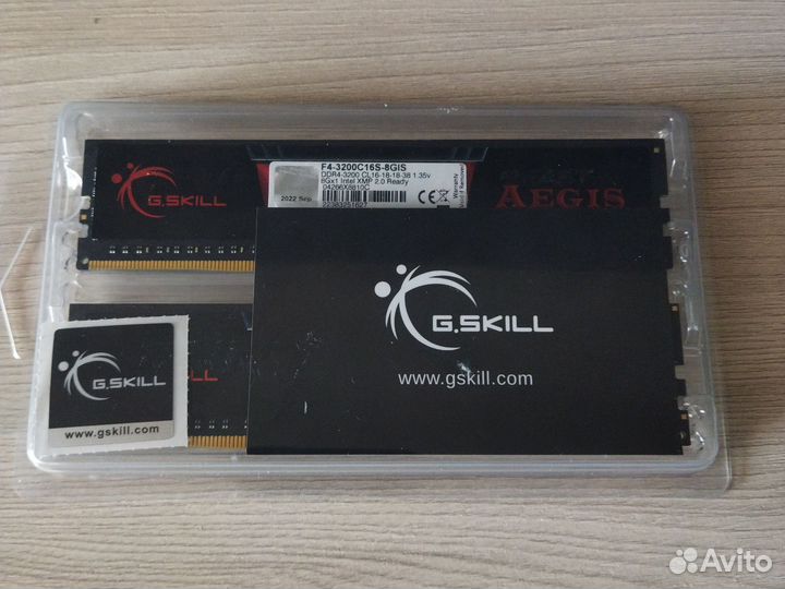 Оперативная память ddr4 8 gb g.skill aegis