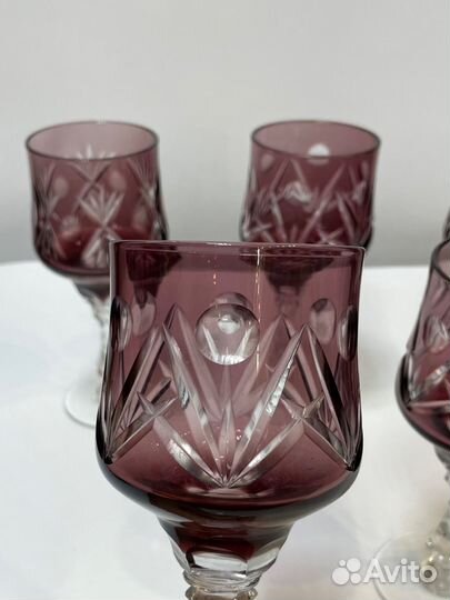 Хрустальные винтажные бокалы
