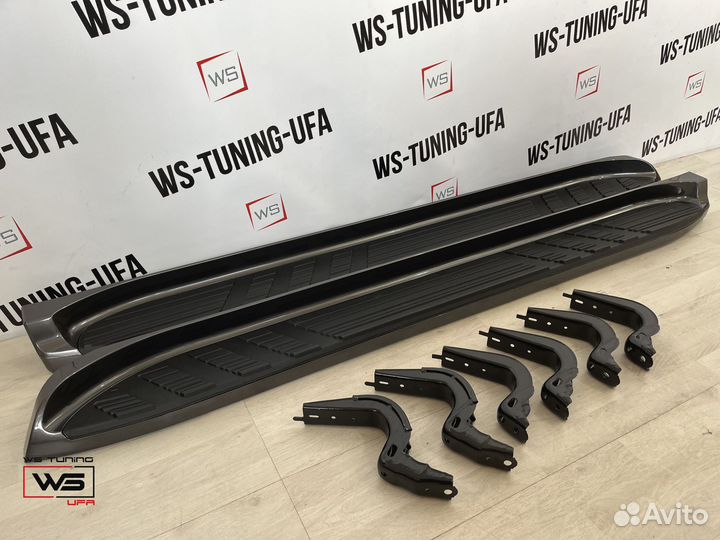 Пороги toyota land cruiser prado 120 D947