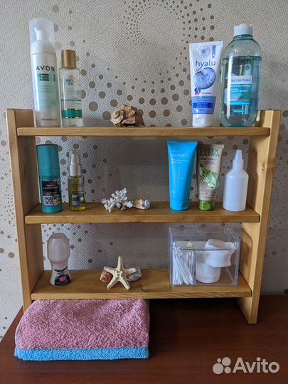 Полка деревянная настольная интерьерная