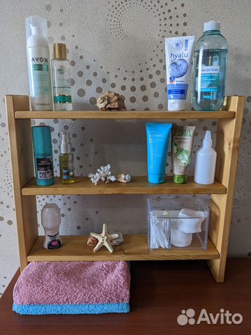 Полка деревянная настольная интерьерная