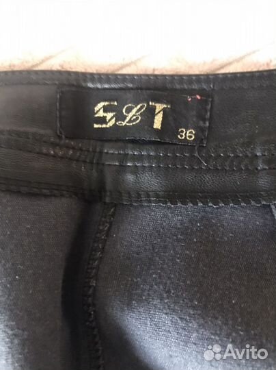 Брюки кожаные и юбка