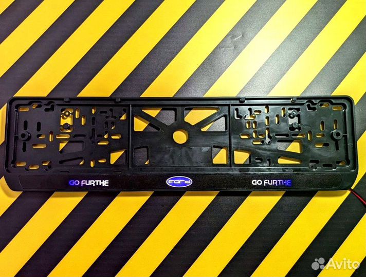 Номерная рамка с вашим логотипом