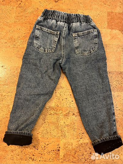 Джинсы утепленные 104