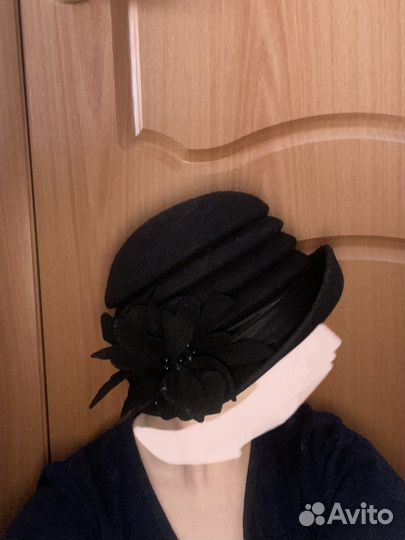 Шляпа фетровая женская