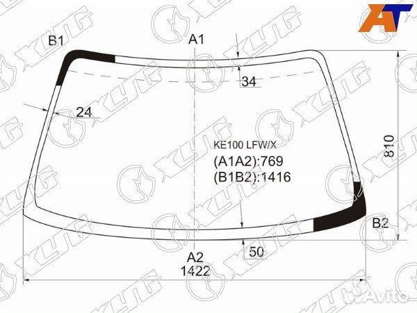Стекло лобовое toyota corolla