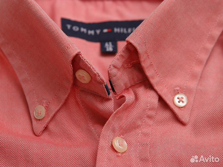 Хлопковая рубашка Tommy Hilfiger 41 size L