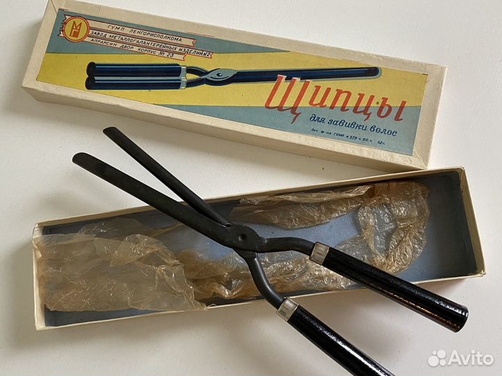 Щипцы-раритет для завивки волос