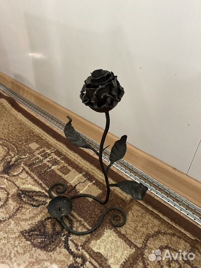 Роза декоративная из металла