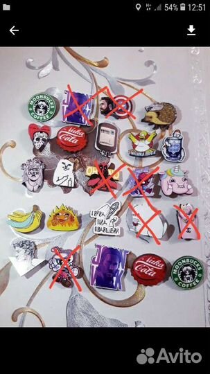 Деревянные значки