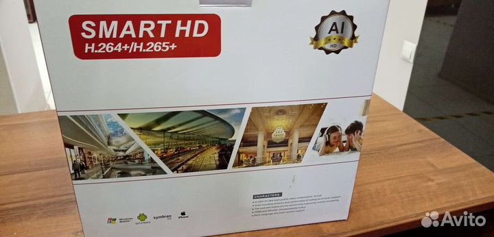 Регистратор для видеонаблюдения 16 каналов гибрид