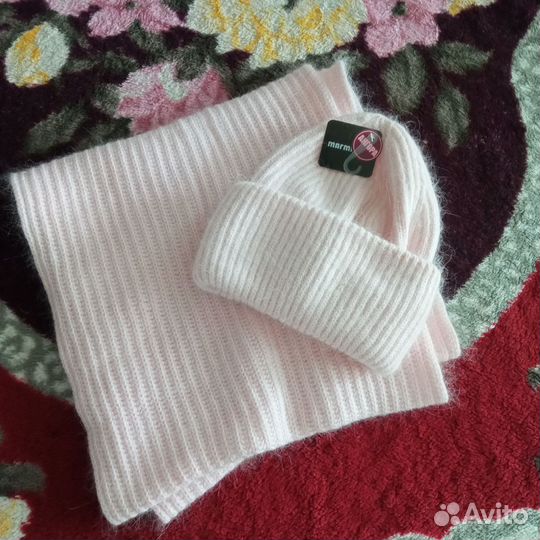 Комплект шапка и снуд женский