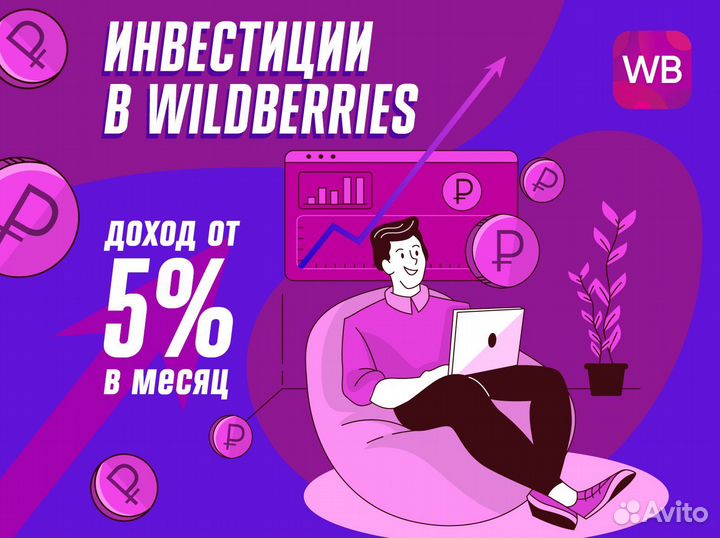 Инвестиции пассивный доход Wildberries