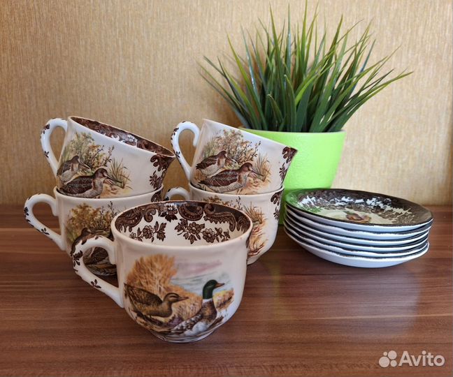 Чашка блюдце тарелка Palissy Англия винтаж