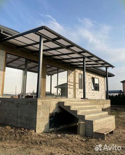 Навес под ключ