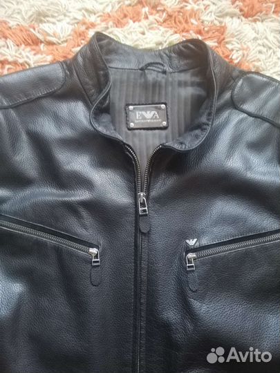 Кожаная куртка мужская