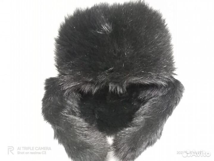 Норковая шапка мужская ушанка размер