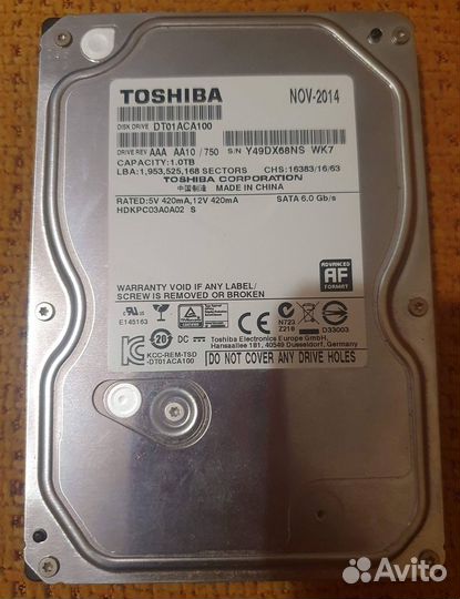 Жёсткие диски для компьютера HDD 3.5