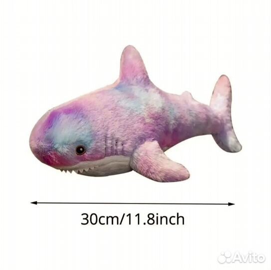 Мягкая плюшевая игрушка акула