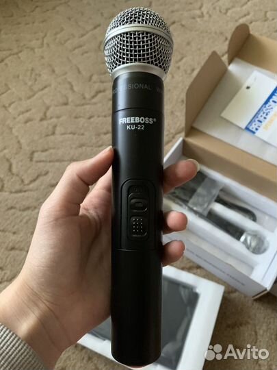 Беспроводные микрофоны freeboss 8 штук