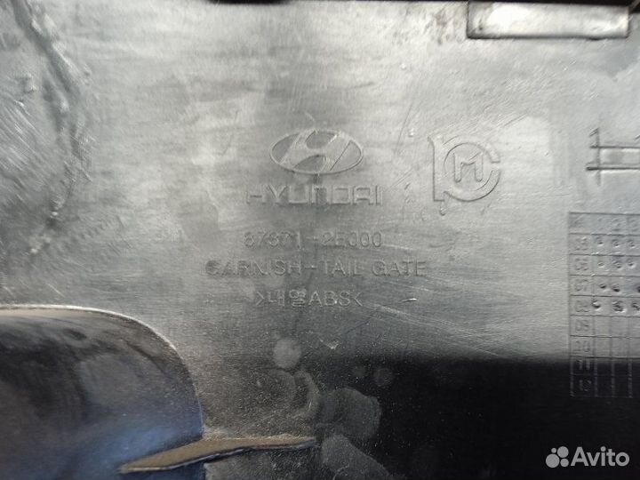 Накладка багажника Hyundai Tucson 2004-2010
