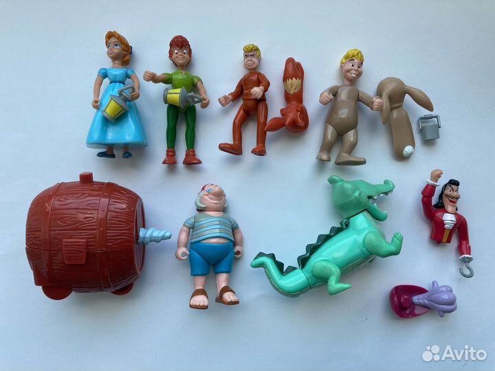 Фигурки Disney редкие Геркулес Питер Пэн Робин Гуд