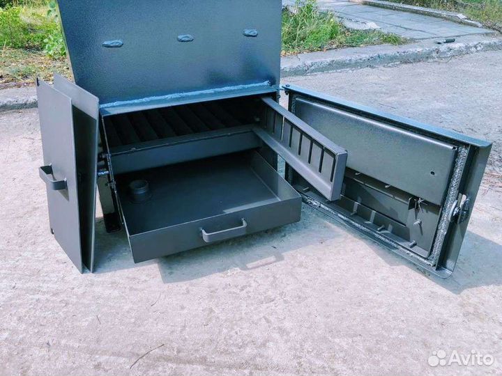 Твердотопливный котел с увеличенной топкой