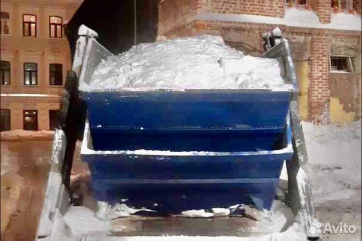 Вывоз мусора/снега контейнером и газелью