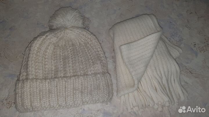 Шапка шарф женская набор