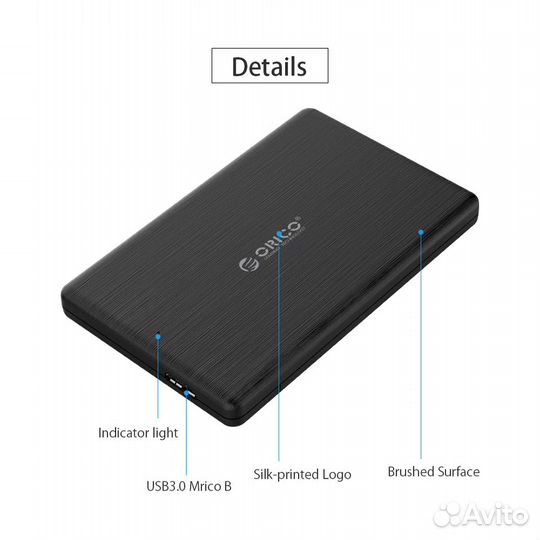 HDD Box USB 3.0 for HDD 2.5