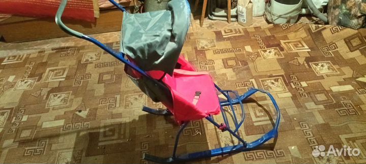 Коляска санки