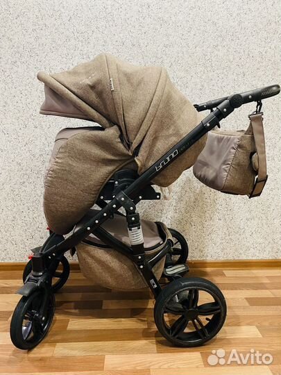 Коляска riko bruno natural 2в1