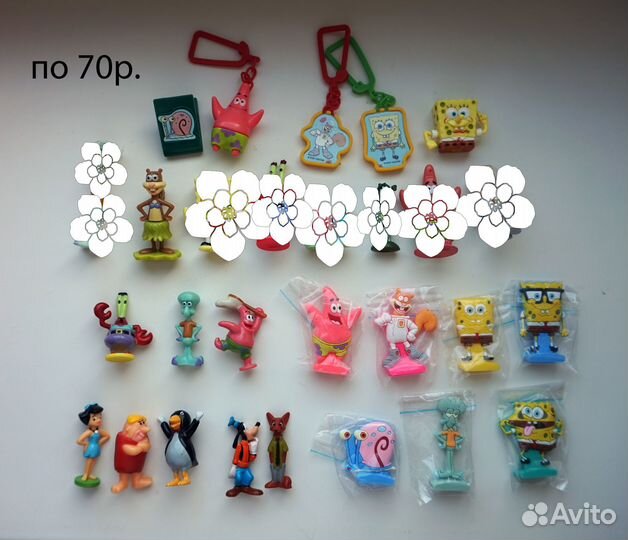 Герои мультиков киндер заини штучно