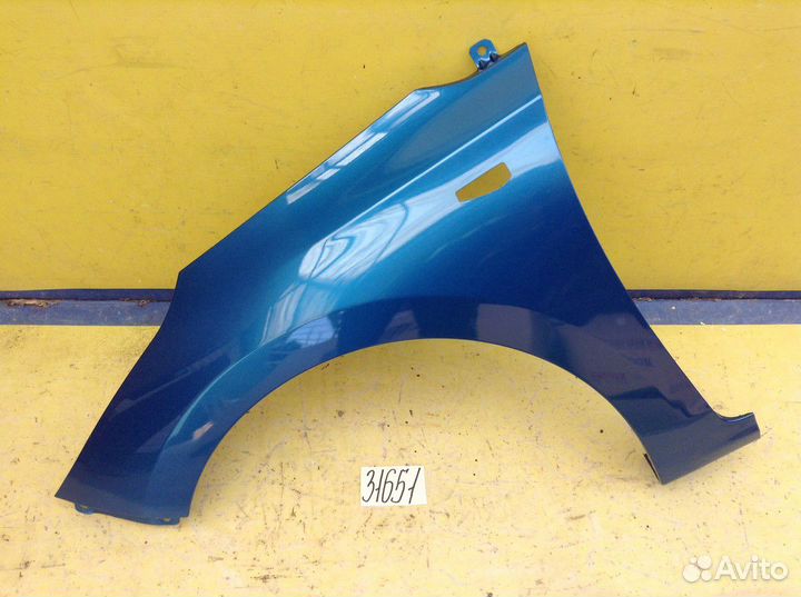 Hyundai Solaris Крыло переднее левое Цвет Синий