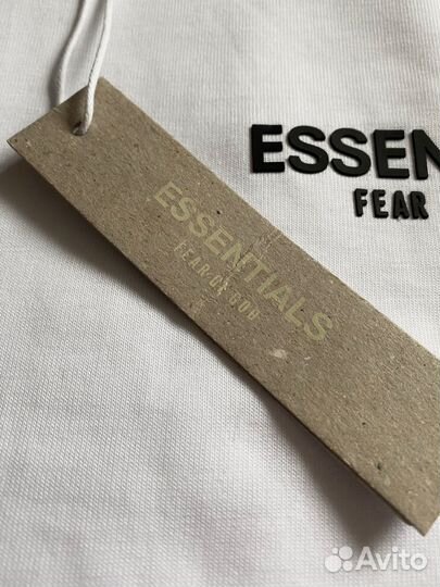 Футболка Essentials Fear of God белая