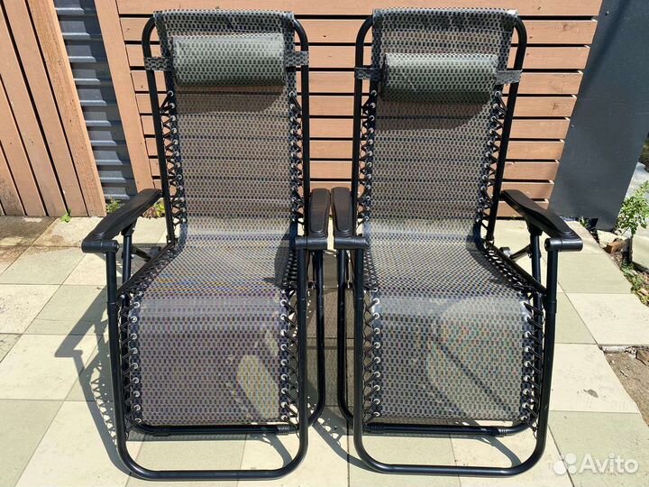 Кресло шезлонг 2шт