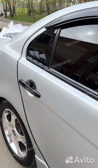 Накладки на ручки дверей mitsubishi lancer 10