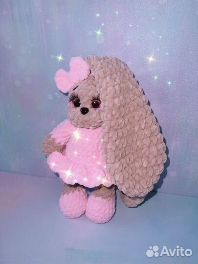 Плюшевый зайка мягкая игрушка