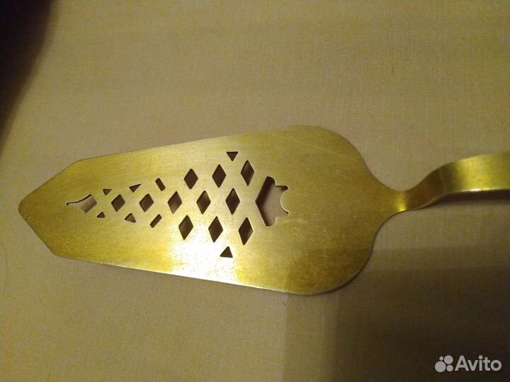 Лопатка кондитерская томпак, ложки мельхиоровые