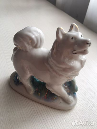 Статуэтка фарфор СССР собака