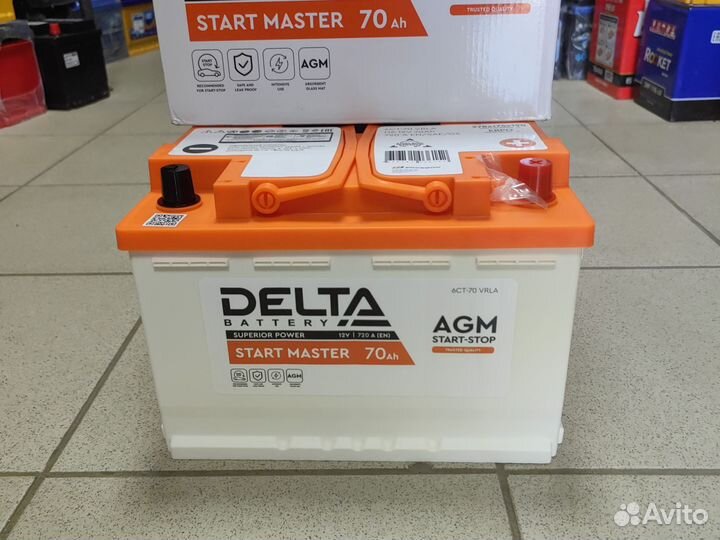 Аккумулятор Delta AGM Master 70ah
