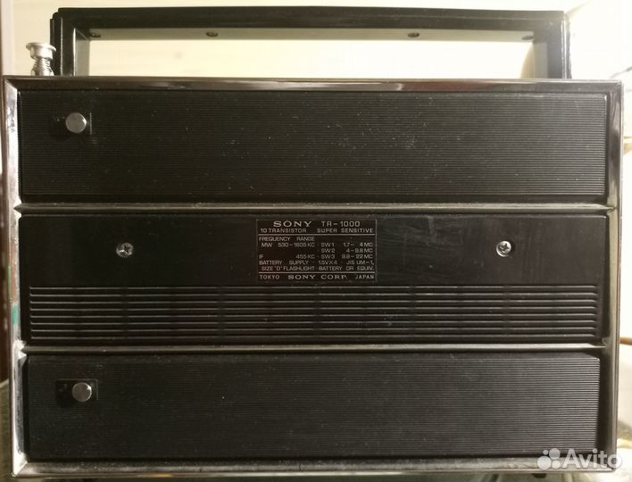 Транзисторный радиоприёмник sony TR - 1000
