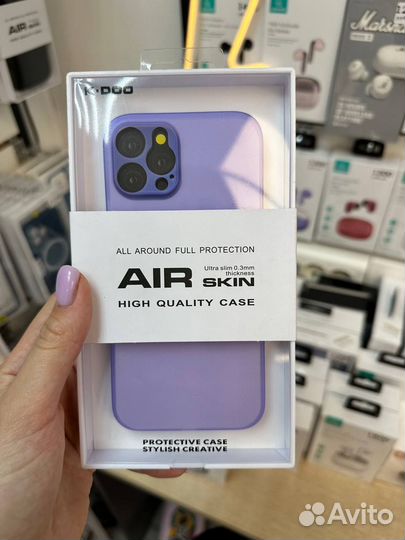 Чехол на iPhone 12 pro фиолетовый