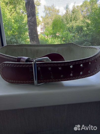 Ремень для тяжелой атлетики. Кожаный